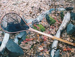 Long Handled Wooden Fishing Nets, Guide Series from Rushton